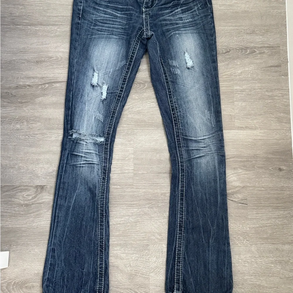 Almost Famous Blue Boot Cut Jeans - Picture 3 of 4